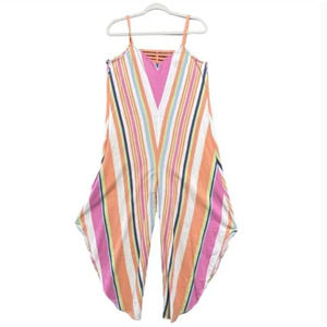 ! ACCEPTING ALL OFFERS ! Everlily Linen Rainbow Jumpsuit XXL